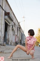 [Fairies] T2103_ 嫩飞飞户 Outer powder color flag 袍 撩撩 无褈裤 Hidemi thigh puzzled photo 37P