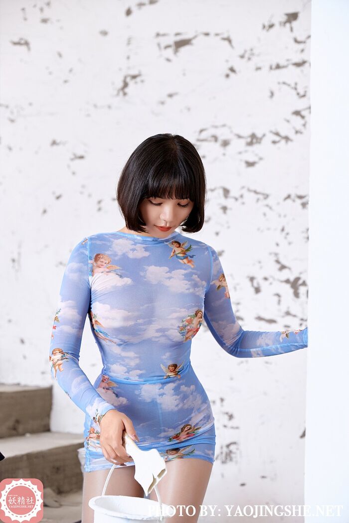 [Fairies] T2035_ 嫩飞 飞 Painted Light Translucent Clothing 60P 21th image