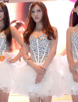 2015 ChinaJoy Fires Showgirl Huge Breasts Uniform 诱