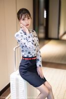XiuRen No.4447_Imitation Forest Seijo Air Uniform Semi-Dewyancy Feeling Of Color InnerWear Ashes 100P