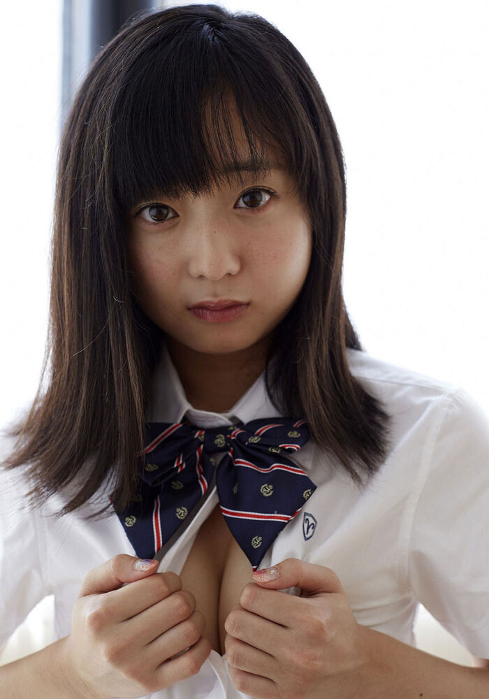 Japanese Beautiful Girl Nagai Akira Student Uniform Dori Big Erogenous Photo 100P 14th image