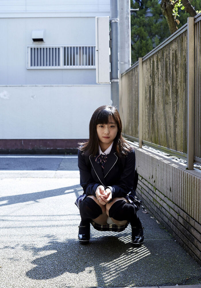 Japanese Beautiful Girl Nagai Akira Student Uniform Dori Big Erogenous Photo 100P 2th image