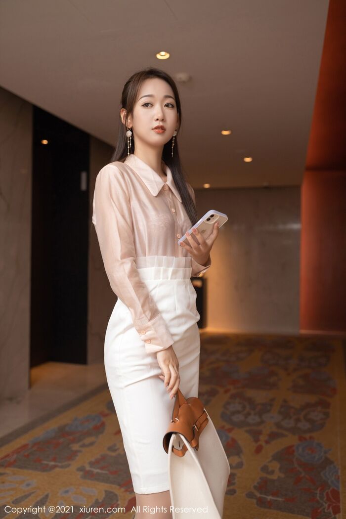 XiuRen No.4045_Imitation Special Tang Anshan Private Eruptive Powder Color 1st Handing White Short-Handed White Short-And-Half Dehide Beauty Material 90P 18th image