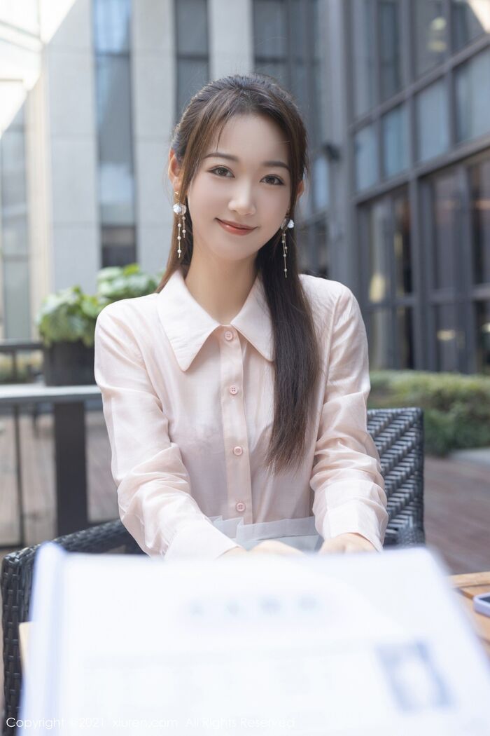 XiuRen No.4045_Imitation Special Tang Anshan Private Eruptive Powder Color 1st Handing White Short-Handed White Short-And-Half Dehide Beauty Material 90P 7th image