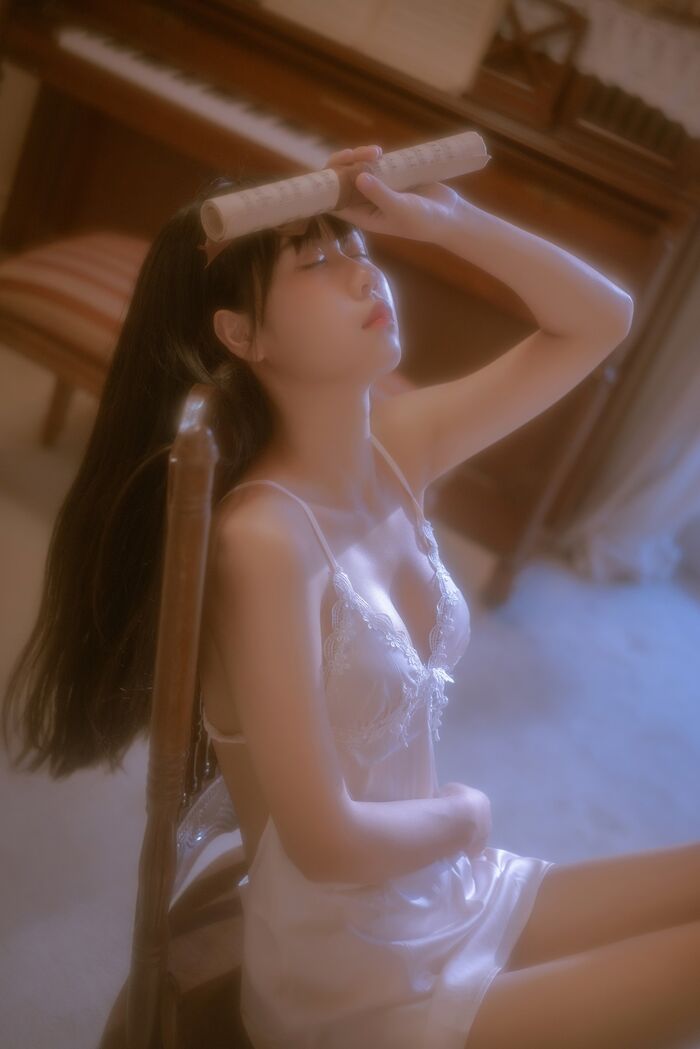 43P Photo of Amitsu Beautiful Girl Sprouts o0 Private Cell Owner's White Buds Low Chest Hanging Hidehaku Hakuba skin skin 43P 16th image