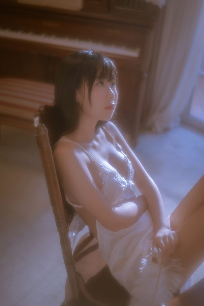 43P Photo of Amitsu Beautiful Girl Sprouts o0 Private Cell Owner's White Buds Low Chest Hanging Hidehaku Hakuba skin skin 43P 18th image