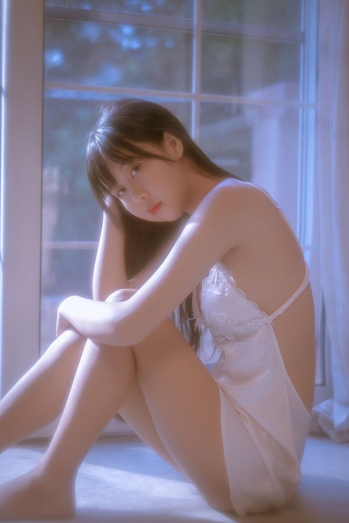 43P Photo of Amitsu Beautiful Girl Sprouts o0 Private Cell Owner's White Buds Low Chest Hanging Hidehaku Hakuba skin skin 43P 32th image