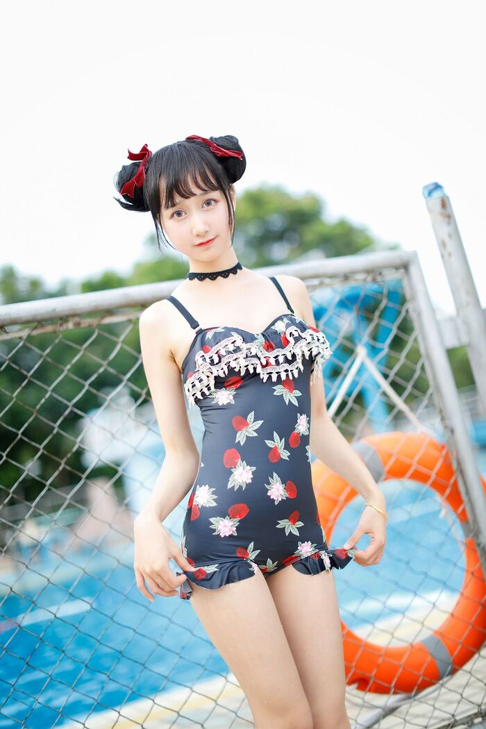 [Sugar Film] Vol.239_ Grass Robe Beautiful Girl Gaigai Swimming Pond Hidehaku Hakuba BirthIng Photo 40P 13th image