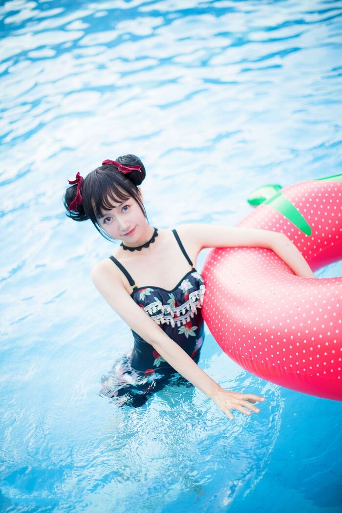 [Sugar Film] Vol.239_ Grass Robe Beautiful Girl Gaigai Swimming Pond Hidehaku Hakuba BirthIng Photo 40P 26th image