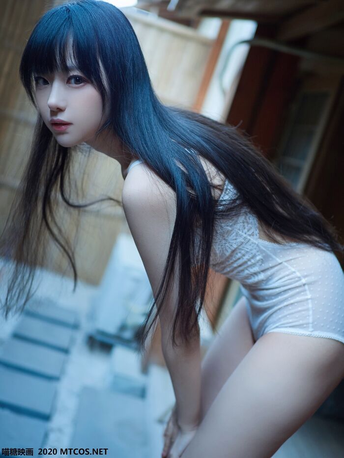 [Sugar Film] Vol.147_ 靓丽 Small beauty woman feeling white body swimming dress + powdered coat hides beauty material biming photo 25P 7th image
