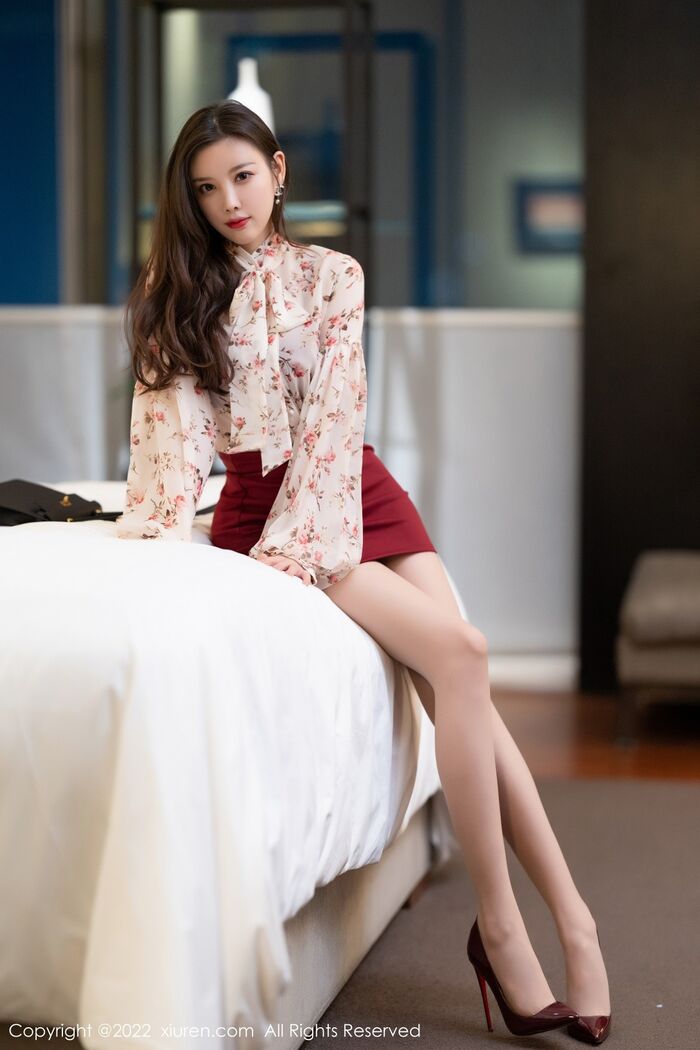 XiuRen No. 4892_Megami 杨晨晨yome Semi-dewying feeling Of color inner color color coloring 76P 62th image