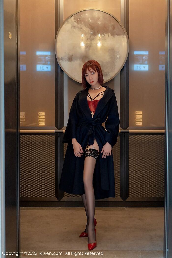 XiuRen No. 4886_Gohan Fruit Fruit 20180 West Twin Plate纳 Travel Beat Half Dew Bud 丝 Hanging Suit 53P 11th image