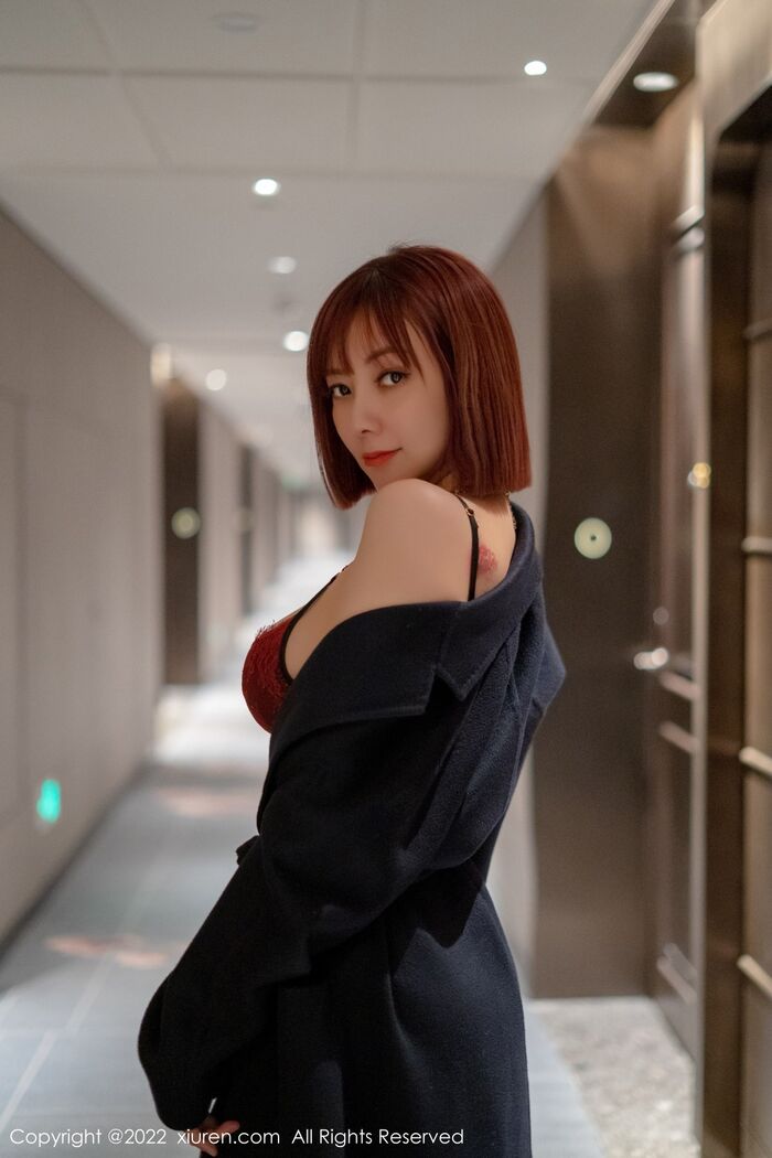 XiuRen No. 4886_Gohan Fruit Fruit 20180 West Twin Plate纳 Travel Beat Half Dew Bud 丝 Hanging Suit 53P 3th image