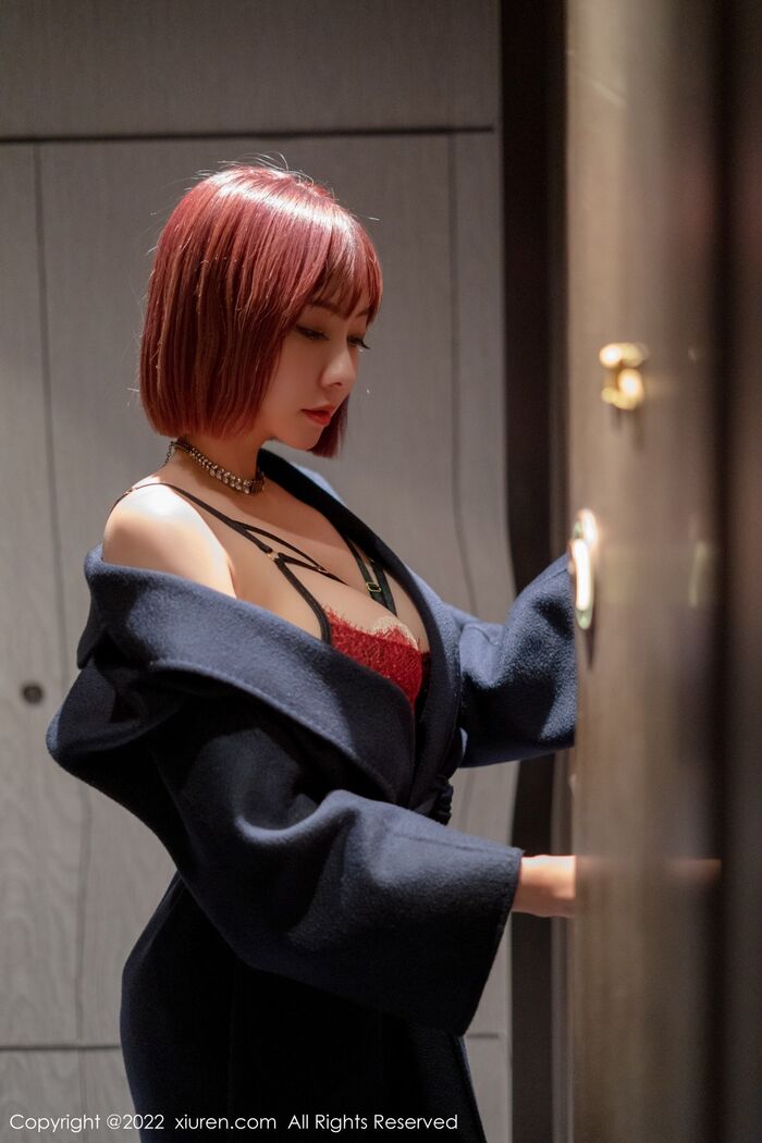 XiuRen No. 4886_Gohan Fruit Fruit 20180 West Twin Plate纳 Travel Beat Half Dew Bud 丝 Hanging Suit 53P 5th image