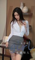 [Ugirls likelihood] No.2319_ Imitation Special Snow瑶 Private Eruptive White CoatSYing Ash Short-walled AshEs Short-walled Ultra-Thin-Walled Strays 35P