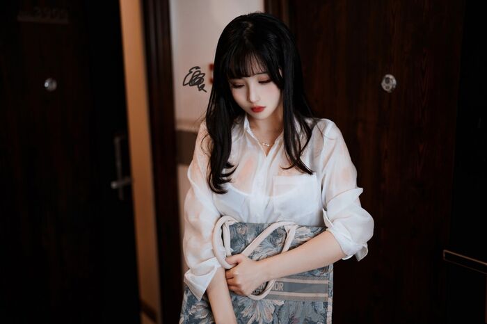 网络美女rioko凉凉子&面饼仙儿双人黑丝主题私房OL制服下超薄黑丝秀美腿诱惑写真91P 7th image