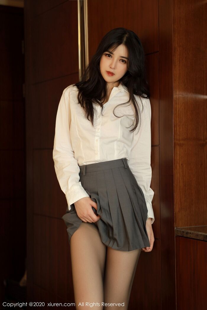 XiuRen No. 2330_Imitation Ying'an Private Bovine Feeling Hakubai 50P 19th image