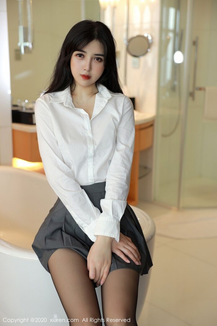 XiuRen No. 2330_Imitation Ying'an Private Bovine Feeling Hakubai 50P 24th image