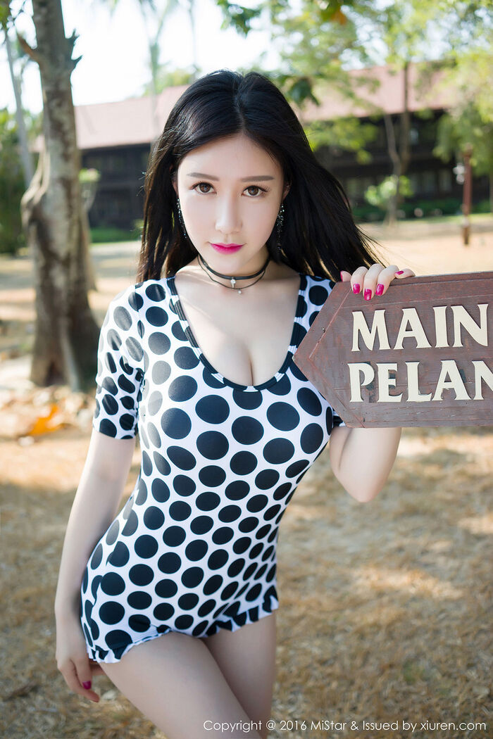 [MiStar Enchantment] Vol.106_于姬 Una 兰卡威旅beat海边沙滩白薄纱裙秀豪milk Photo 50P 21th image