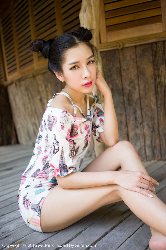 [MiStar Enchantment] Vol.082_嫩模戴小唯兰卡威旅拍薄纱下的性感内衣系Photo 60P 43th image