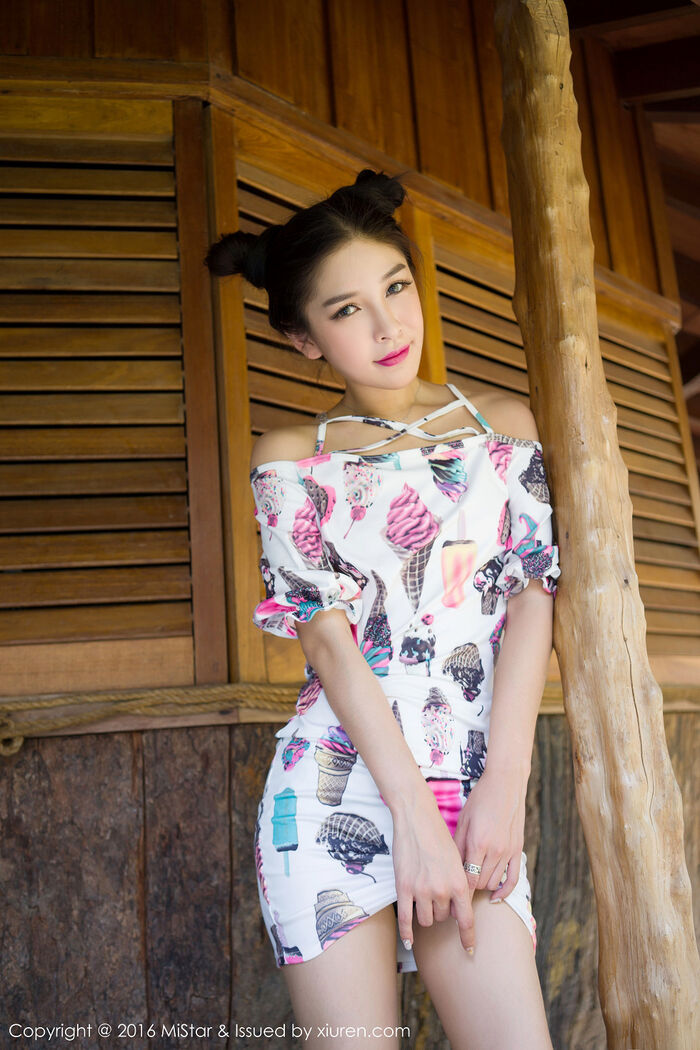 [MiStar Enchantment] Vol.082_嫩模戴小唯兰卡威旅拍薄纱下的性感内衣系Photo 60P 48th image