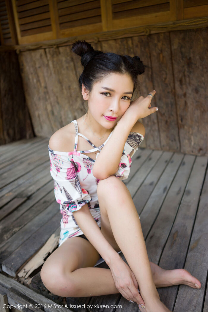 [MiStar Enchantment] Vol.082_嫩模戴小唯兰卡威旅拍薄纱下的性感内衣系Photo 60P 51th image