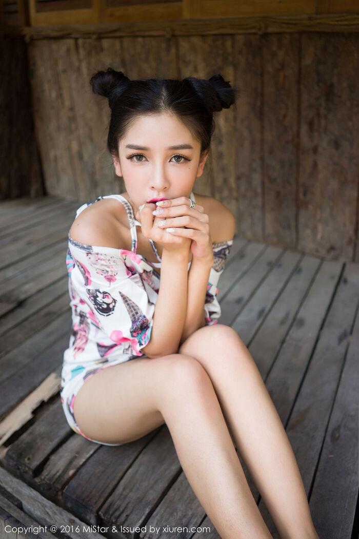 [MiStar Enchantment] Vol.082_嫩模戴小唯兰卡威旅拍薄纱下的性感内衣系Photo 60P 52th image