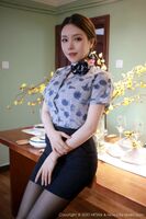 [MFStar模范学院]Vol.286_女神黄乐然私房角色制服半脱无内露豪乳遮点诱惑写真53P