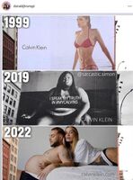 [Image: Calvin Klein crosses the line...