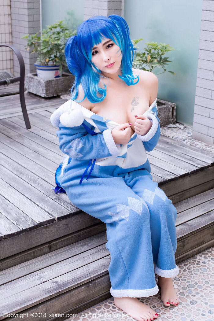 XiuRen第1096期_嫩模孟狐狸FoxYini居家私房脱白衬衣全裸美体惹火诱惑写真31P 15th image