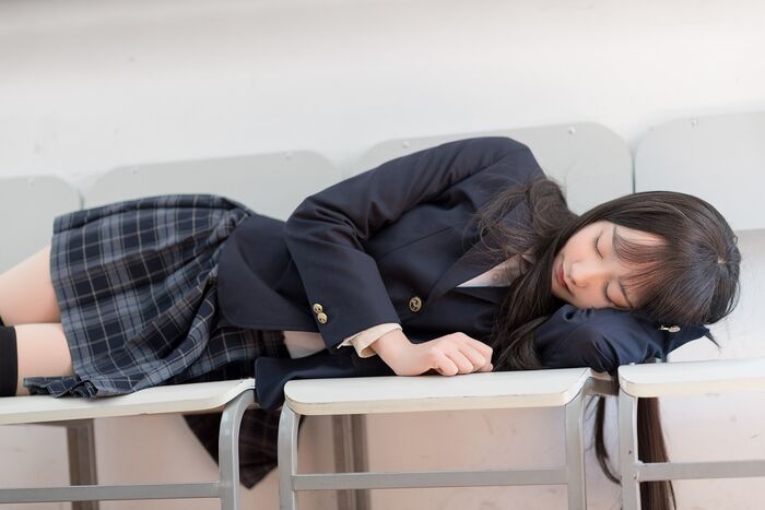 萌系小姐姐木绵绵OwO-JK黑丝主题私房性感百褶裙下黑丝袜秀美腿性感迷人写真47P 44th image