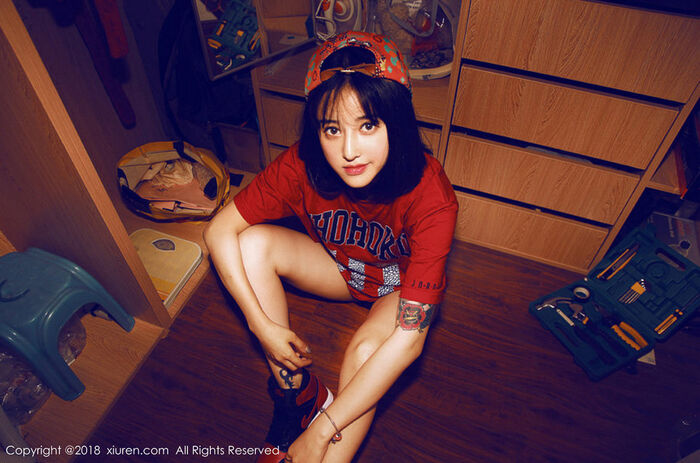 XiuRen第994期_嫩模丹妮Danny 滑板女神胶带遮点秀美milk抹油撩人诱惑Photo 40P 12th image