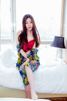 XiuRen第959_邻家美女美昕Yumi Hanging Cow Veal 俞身裙秀滑嫩皮肤完美身材性感Photo 83P