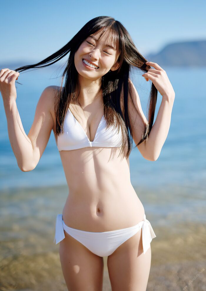 【285 high-quality erotic images of Ayaka Imoto】 Gravure including the first swimsuit of an 18-year-old beautiful girl 14th image