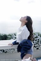 XiuRen第5013期_模特尹甜甜大理旅拍户外性感白白 T 配牛仔短裤秀完美身材诱惑Photo 59P
