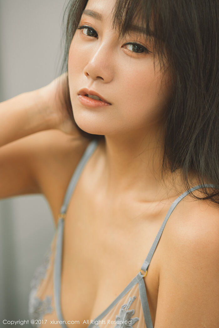 XiuRen第764期_嫩模猩一居家私房镂花肉色内衣秀完美曲线性感lost person Photo 40P 35th image
