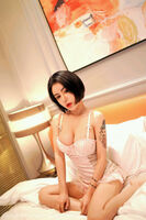 [FeiLin 嗲囡囡] VOL.126_ 短发嫩模陆梓琪低breastsleeper 全脱双手遮点傲人豪milk诱惑Photo 39P