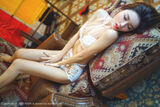 [FeiLin 嗲囡囡] VOL.055_ Beauty Lord Hari Xiao Kusu Small Night Cat White Transparent Affection Interior Clothing Perfect Beauty Photograph 47P