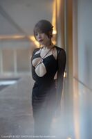 [XiaoYu 画语界] Vol.581_ Goddess Shiba Shiba Booty Forest System 朦胧私房主题黑黑色服饰配黑丝吊袜诱惑Photo 88P