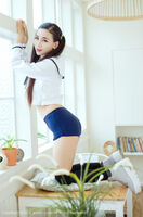 XiuRen第603期_嫩模赵颖 Nikkei 清纯校服双马尾辫黑丝美腿妩媚诱惑Photo 68P