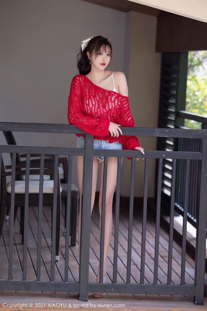 [XiaoYu 画语界] Vol.520_ Goddess 杨晨晨sugar西双版纳旅拍性感内衣配丁字裤秀翘臀诱惑Photo 70P 5th image