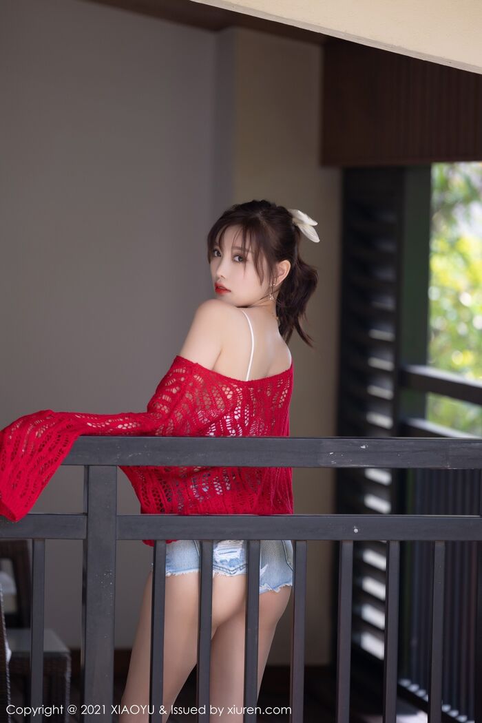 [XiaoYu 画语界] Vol.520_ Goddess 杨晨晨sugar西双版纳旅拍性感内衣配丁字裤秀翘臀诱惑Photo 70P 6th image