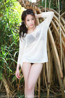 XiuRen第497期_嫩模许诺Sabrina 泰国Pai县旅beat黑色内衣蕾丝内裤Photo50P