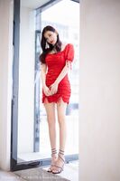 [XiaoYu 画语界] Vol.326_ Goddess 杨杨晨�晨sugar街beat主题鲜艳红裙秀完美身材动人Photo 73P