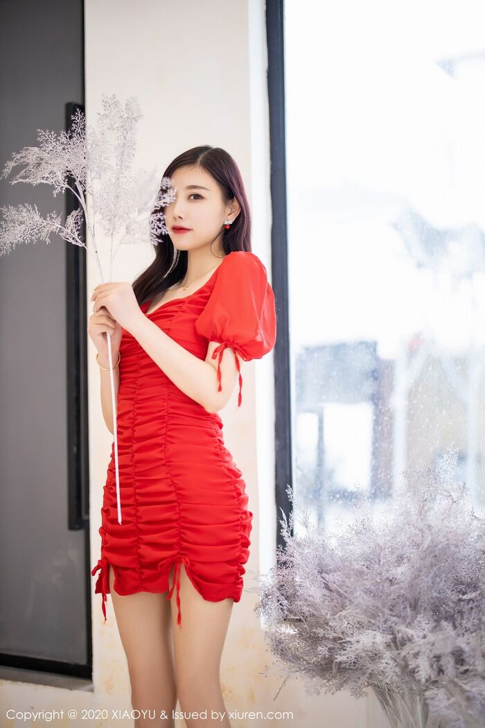 [XiaoYu 画语界] Vol.326_ Goddess 杨杨晨�晨sugar街beat主题鲜艳红裙秀完美身材动人Photo 73P 4th image
