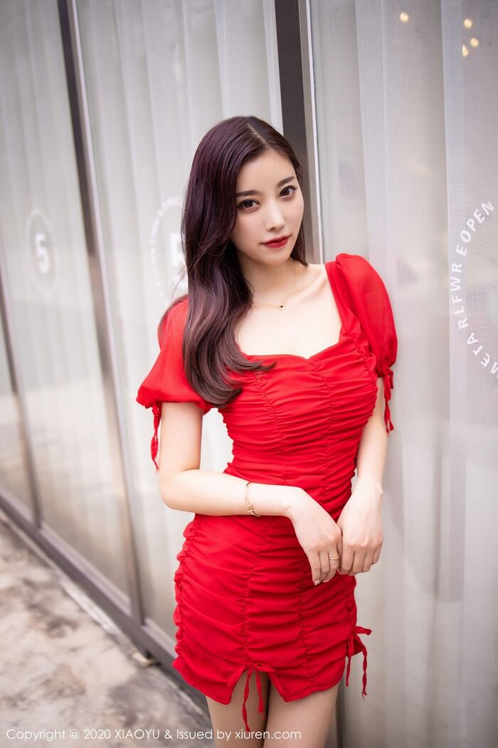 [XiaoYu 画语界] Vol.326_ Goddess 杨杨晨�晨sugar街beat主题鲜艳红裙秀完美身材动人Photo 73P 54th image