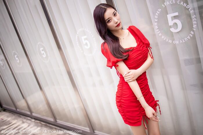 [XiaoYu 画语界] Vol.326_ Goddess 杨杨晨�晨sugar街beat主题鲜艳红裙秀完美身材动人Photo 73P 55th image