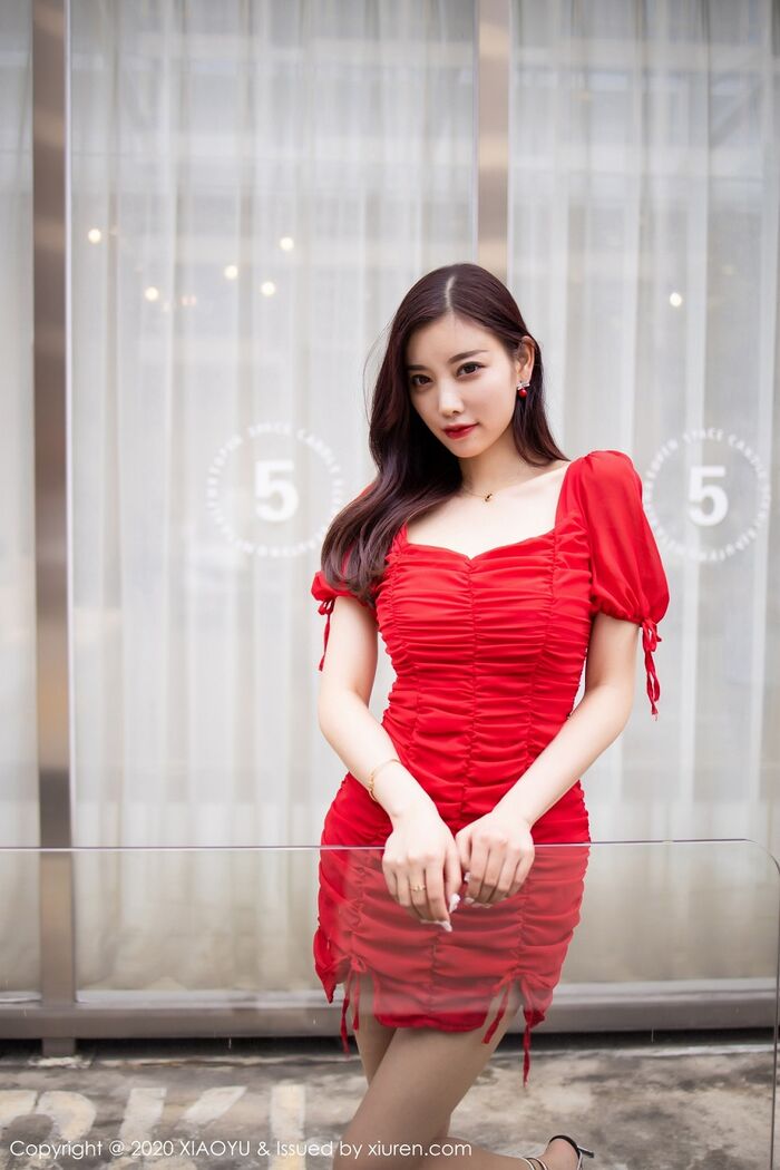 [XiaoYu 画语界] Vol.326_ Goddess 杨杨晨�晨sugar街beat主题鲜艳红裙秀完美身材动人Photo 73P 62th image