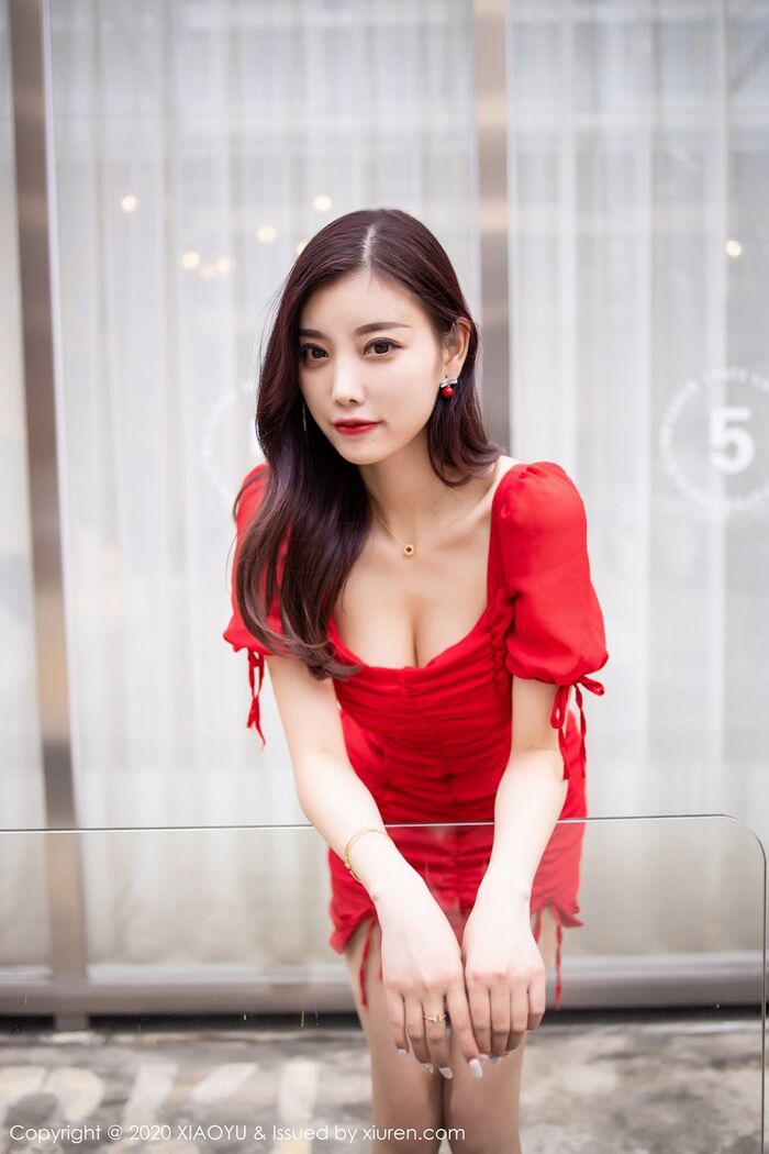 [XiaoYu 画语界] Vol.326_ Goddess 杨杨晨�晨sugar街beat主题鲜艳红裙秀完美身材动人Photo 73P 63th image