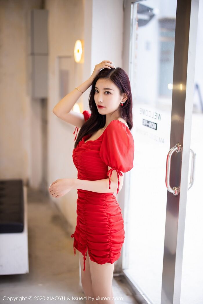 [XiaoYu 画语界] Vol.326_ Goddess 杨杨晨�晨sugar街beat主题鲜艳红裙秀完美身材动人Photo 73P 9th image